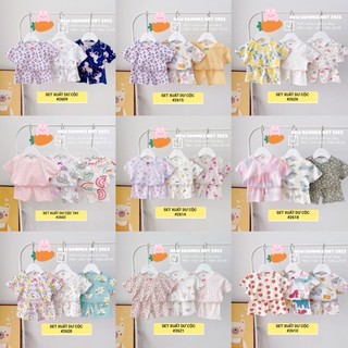 Set 3 bộ cộc tay xuất dư bé gái