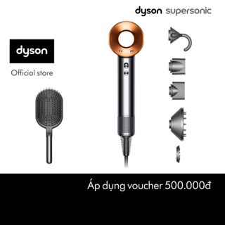 Combo Máy sấy tóc Dyson Supersonic HD08 và Lược gỡ rối Detangling Brush