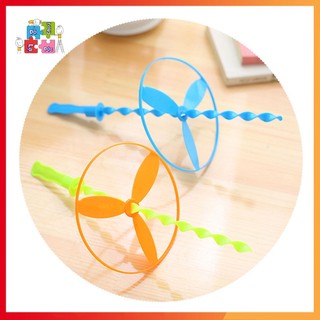 Đồ chơi chong chóng bay UFO rút nhựa dẻo cho bé