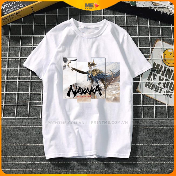 Áo Thun Game Naraka Bladepoint mới nhất, đa dạng nhân vật, hình in sắc nét tại PrintME Việt Nam