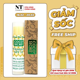 Son Dưỡng Môi Tinh Dầu Dừa bạc hà Coco Secret Mềm Mượt Môi