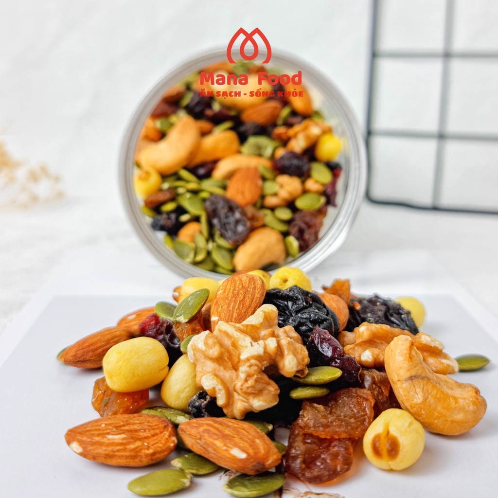 Granola Siêu Hạt Cao Cấp Mana Food 500G