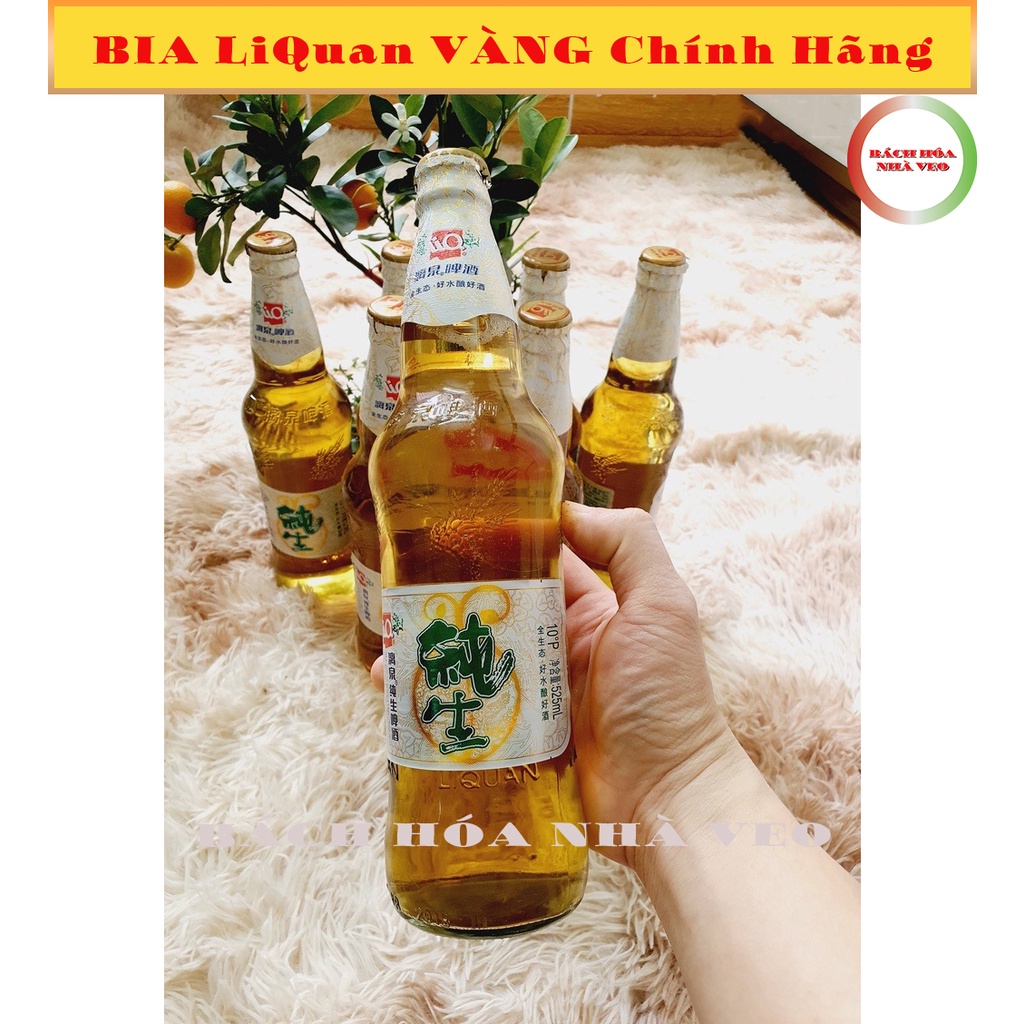 [LẺ] Bia Liquan Vàng, Bia Liquan Trung Quốc 500ml, Hàng Chuẩn Nhập Khẩu, Đóng Gói Chắc Chắn