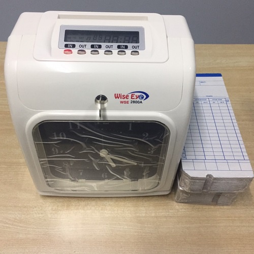 Máy chấm công thẻ giấy Wise Eye WSE-2800D