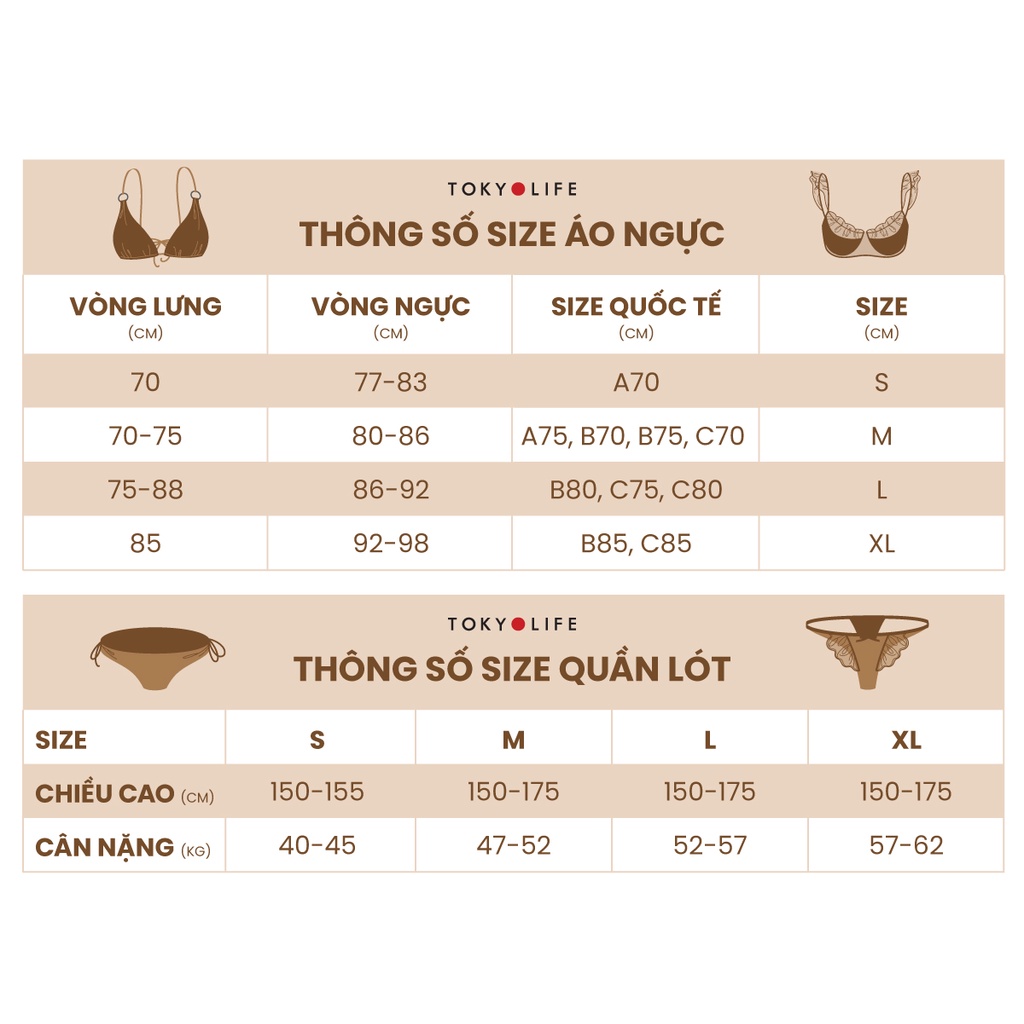 Áo Ngực Bra Nữ không gọng mút đúc, không đường may siêu nâng ngực êm ái mềm mại thoáng mát sexy TOKYOLIFE J1/S9BRA002G