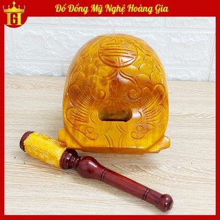 Mõ tụng kinh huế, mõ mít chạm hoàn toàn thủ công