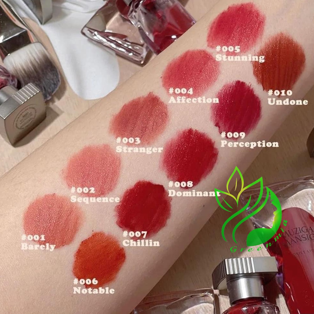 Son Muzigae Mansion Objet Liquid Water 24 MÀU Hữu Cơ Thuần Chay Lành Tính Đủ Màu Siêu Xinh CHÍNH HÃNG