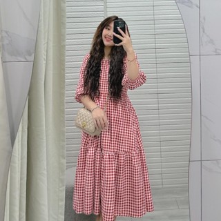 KT137 - ĐẦM CARO BABYDOLL