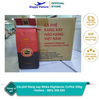 Cà phê Rang xay Moka Highlands Coffee 200g
