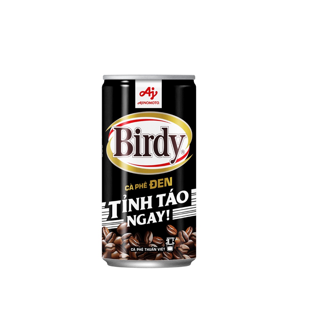 Thùng 30 Lon Cà Phê Birdy® Đen 170ml/Lon