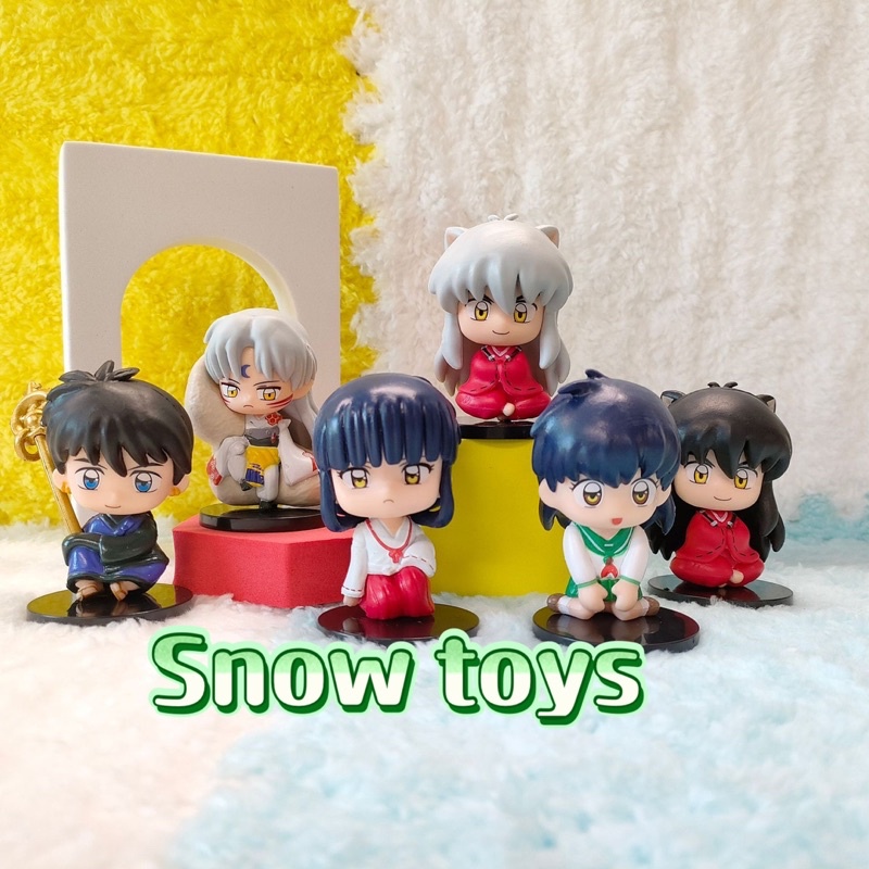 Mô hình InuYasha - Higurashi Kagome Sesshomaru Kikyou Kikyo Miroku - Cao 6~7cm - Inu Yasha Manga Anime Khuyển dạ xoa