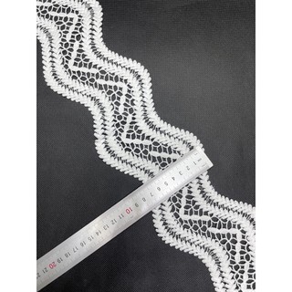 - 1m viền ren hình sóng khổ 8cm