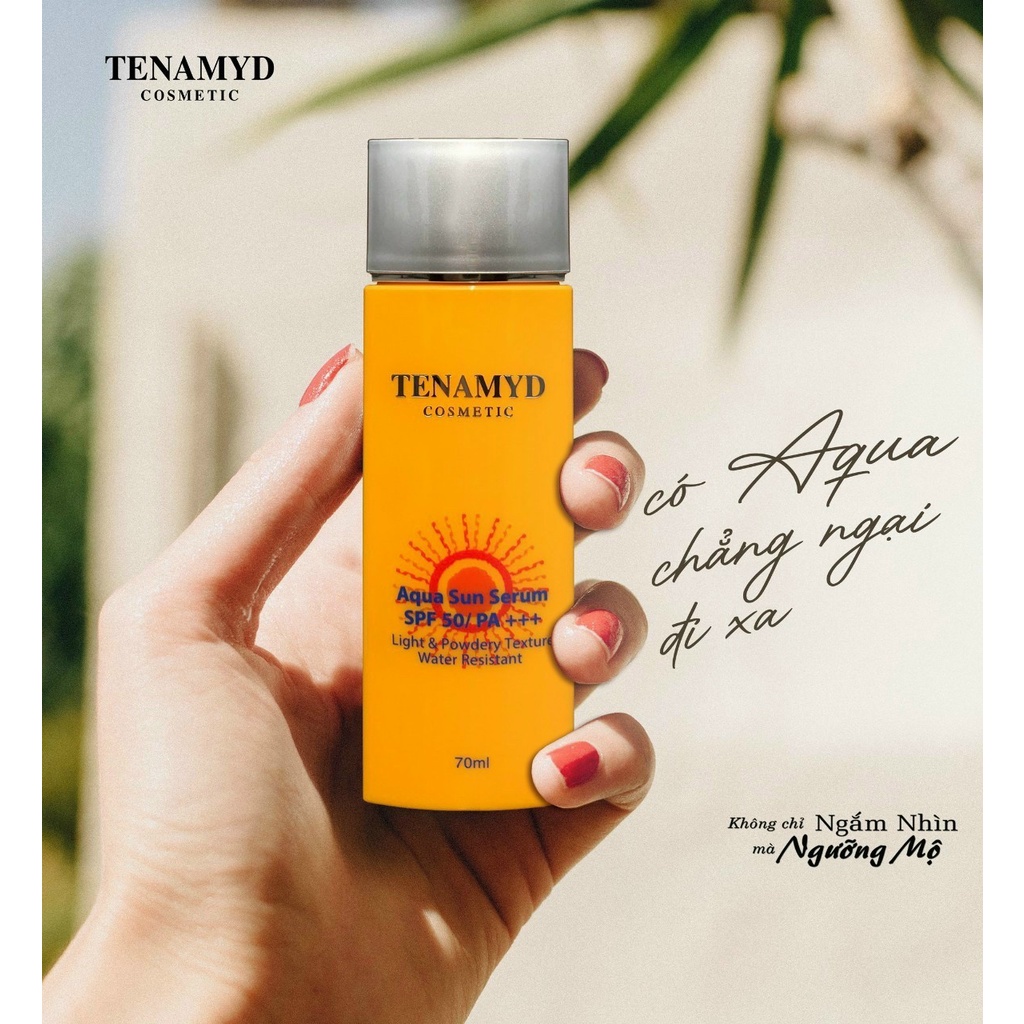 Tinh Chất Chống Nắng Tenamyd Aqua Sun Serum SPF 50/ PA+++ 70ml - Hàng chính hãng - Lady & Men Viet Nam