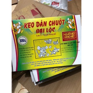 Combo 20 Miếng Keo Dính Chuột Siêu Dính Bẫy Chuột Thông Minh Hiệu Quả An Toàn Cho Gia Đình