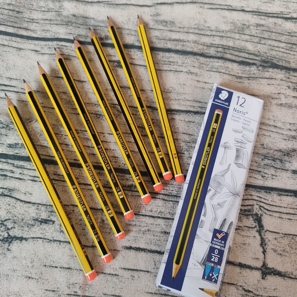 Bút chì gỗ Đúc Steadler 120,2B chính hãng hộp 12 chiếc