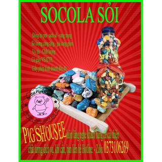 Kẹo socola dạng viên sỏi đá -hũ pet 500g