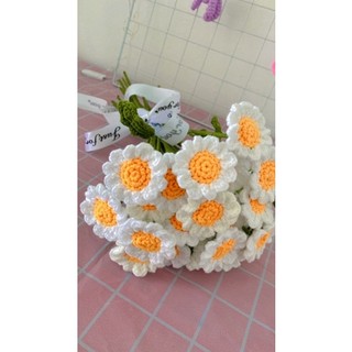 Cúc hoạ mi len Handmade- 1 cành
