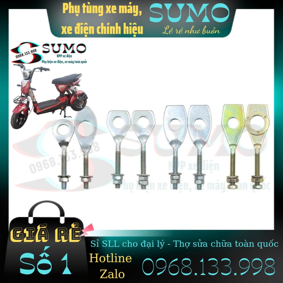 Bộ ốc tăng xích - Đai tăng xích - Pát tăng sên xe máy Dream, Wave, Cub, Future, S100/110, RS, RSX