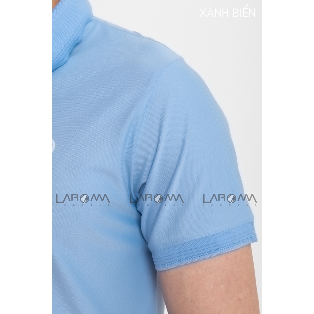 LAROMA Áo polo nam basic trơn | Vải Coolmax làm mát