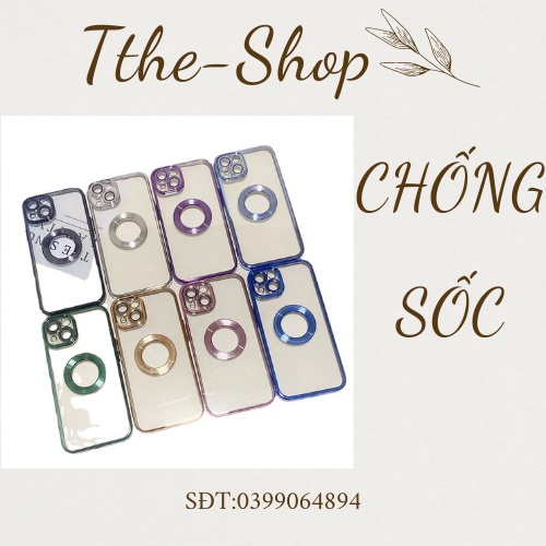 Ốp điện thoại nam châm 6D, Bảo vệ cam trong suốt, Viền xi nhôm, Bảo vệ toàn bộ máy cho 7/8/x/xsmax/11/12/13