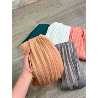 CHÂN VÁY XẾP LY NHIỀU MÀU