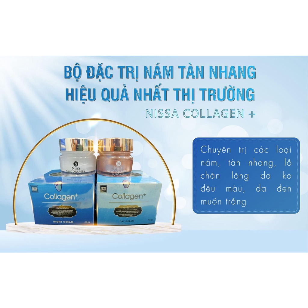 KEM NÁM NGÀY ĐÊM NISSA COLAGEN HÀNG CAO CẤP