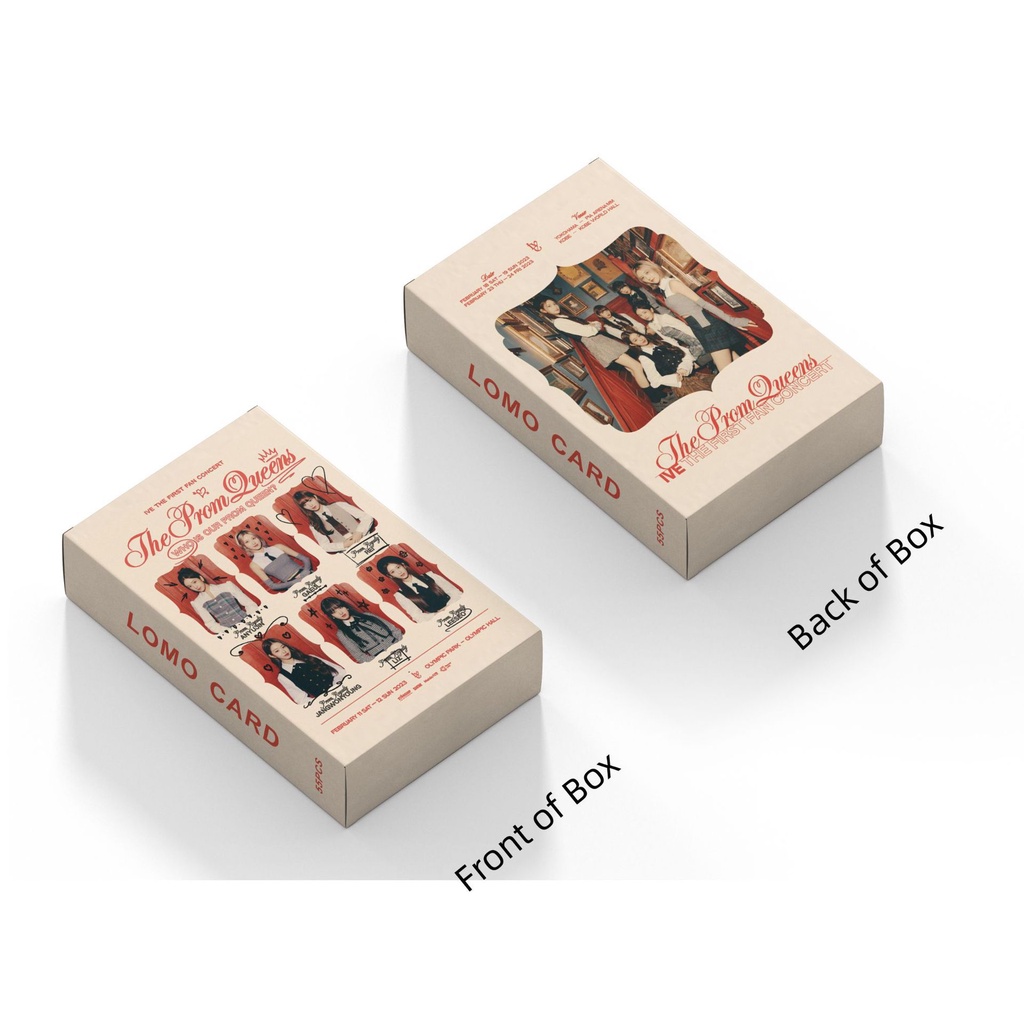 Kpop IVE Album THE FIRST FAN CONCERT Lomo Card Photocard Postcard
