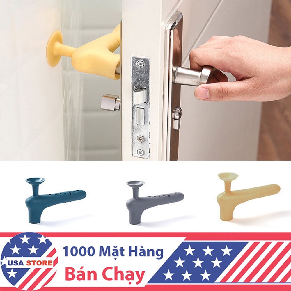 Tấm Bọc Tay Nắm Cửa Bằng Silicon H2 Chống Va Chạm - Bảo Vệ An Toàn Cho Bé - Chống Vỡ Tường