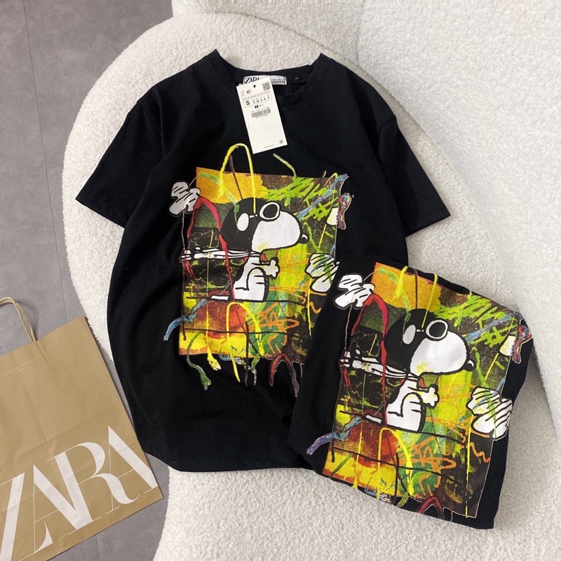 Áo phông ZR nữ hoạt hình vnxk