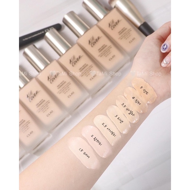 Kem Nền Clio Kill Cover Glow - New Matte Foundation 38g