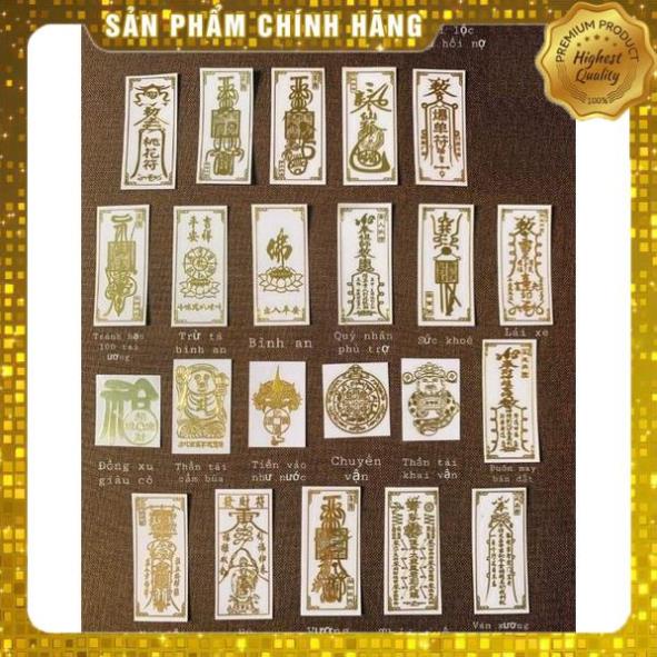 Miếng Dán Linh Phù - Tài Lộc, May Mắn, Phong Thuỷ