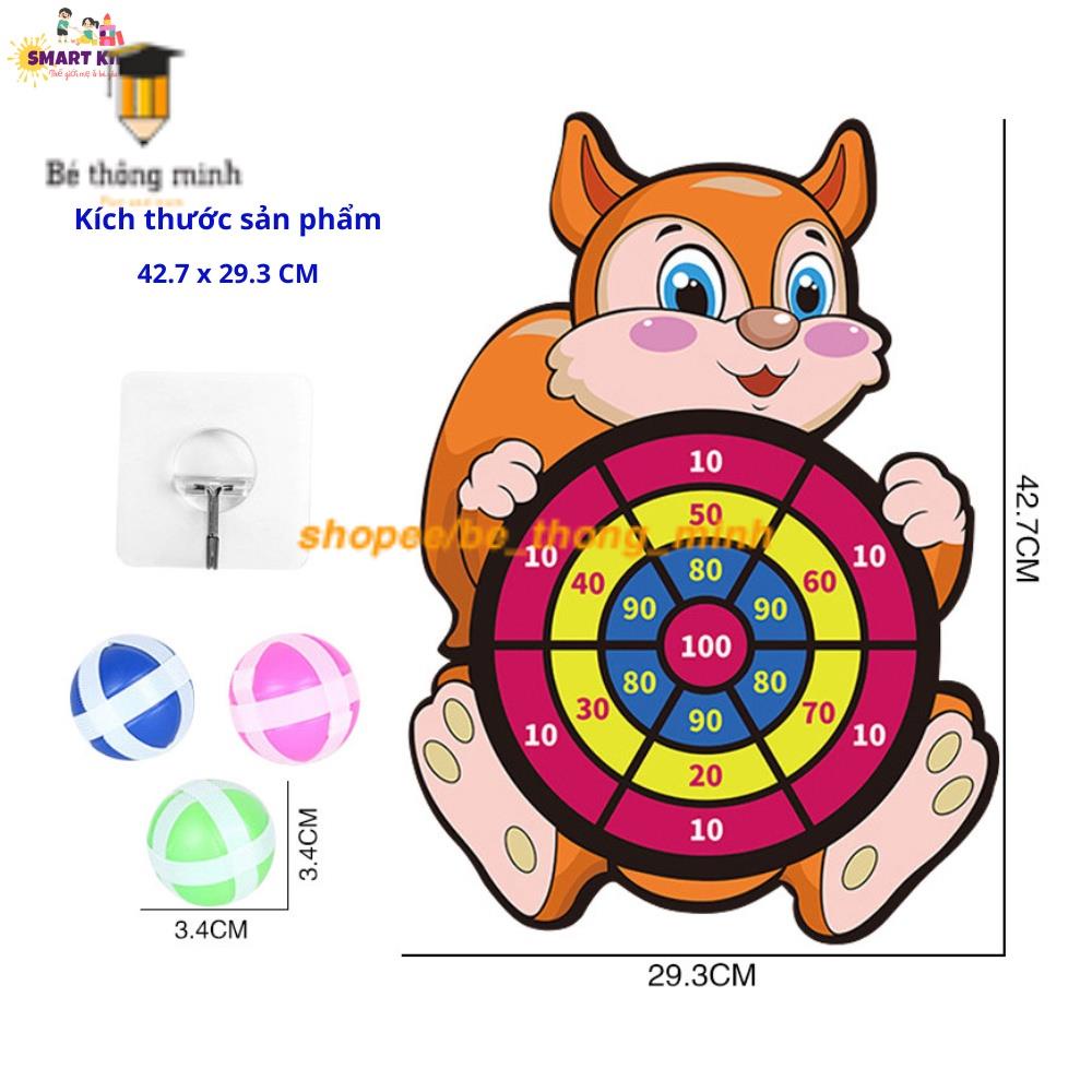 Đồ Chơi Phi Tiêu Bóng Dính Cho Bé, Trò Chơi Ném Bóng Gai Tự Dính tính điểm - đồ chơi trong nhà