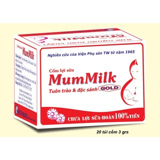 Cốm lợi sữa Mummilk Gold - Kích sữa về nhanh, tuôn trào nguồn sữa mẹ đặc sánh chất lượng
