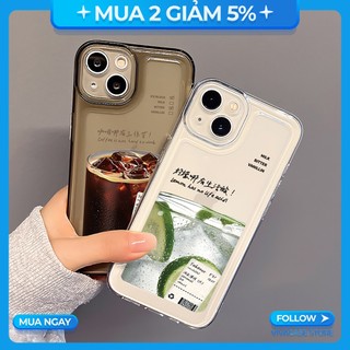 Ốp Lưng iPhone 13 Pro Max/14 Pro Max/15 Pro Max/16 Pro Max/17 Pro Max Trong Space Drink
