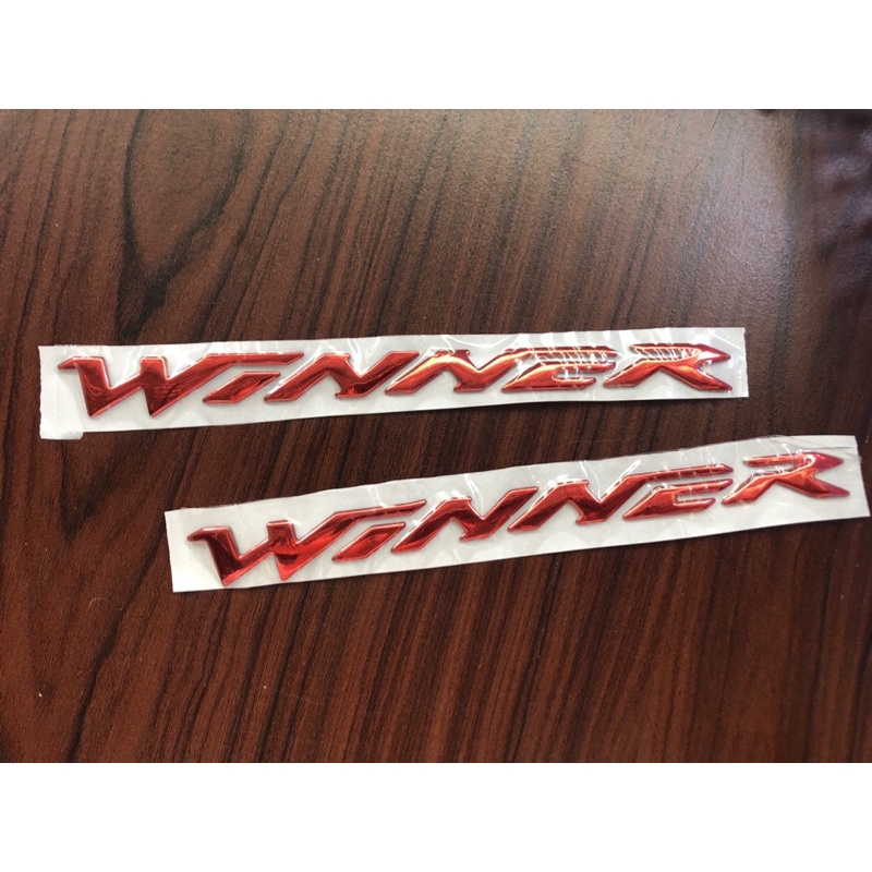 Chữ Winner Đỏ Xi Loại 2