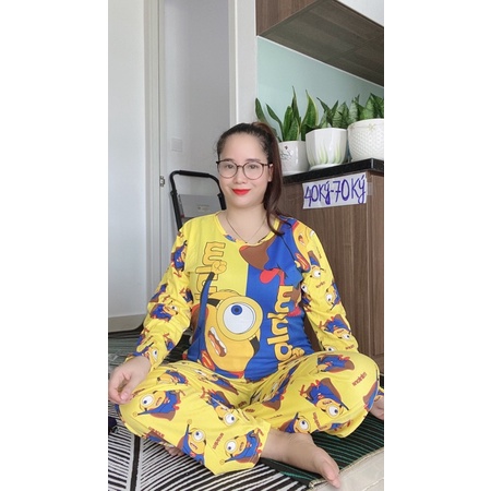 Bộ thun dài 40kg đến 70kg