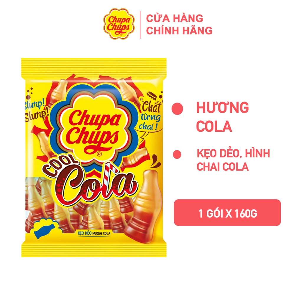 Kẹo dẻo Chupa Chups (Gói 160g)