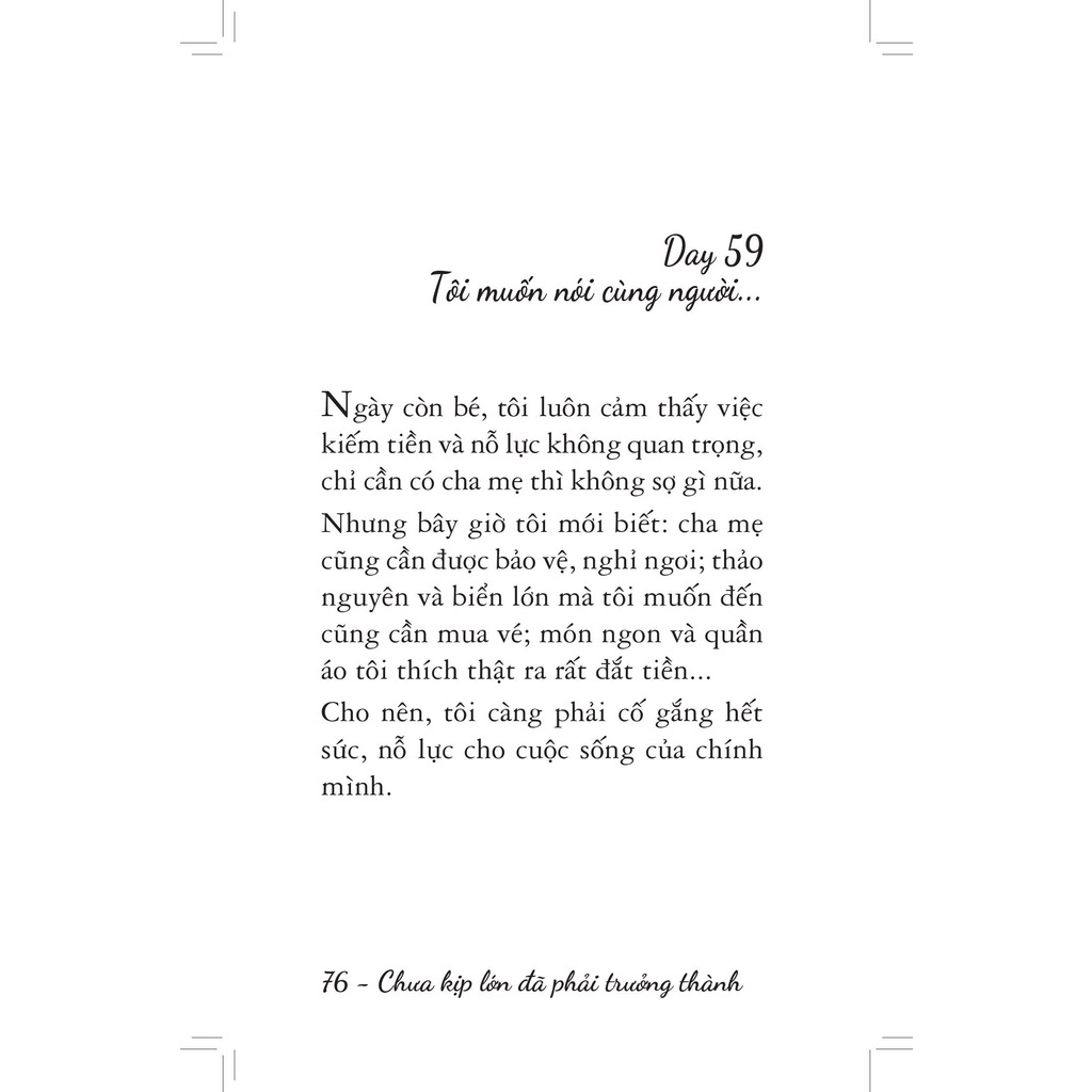 Sách Chưa Kịp Lớn Đã Phải Trưởng Thành - Timebooks - Bản Quyền