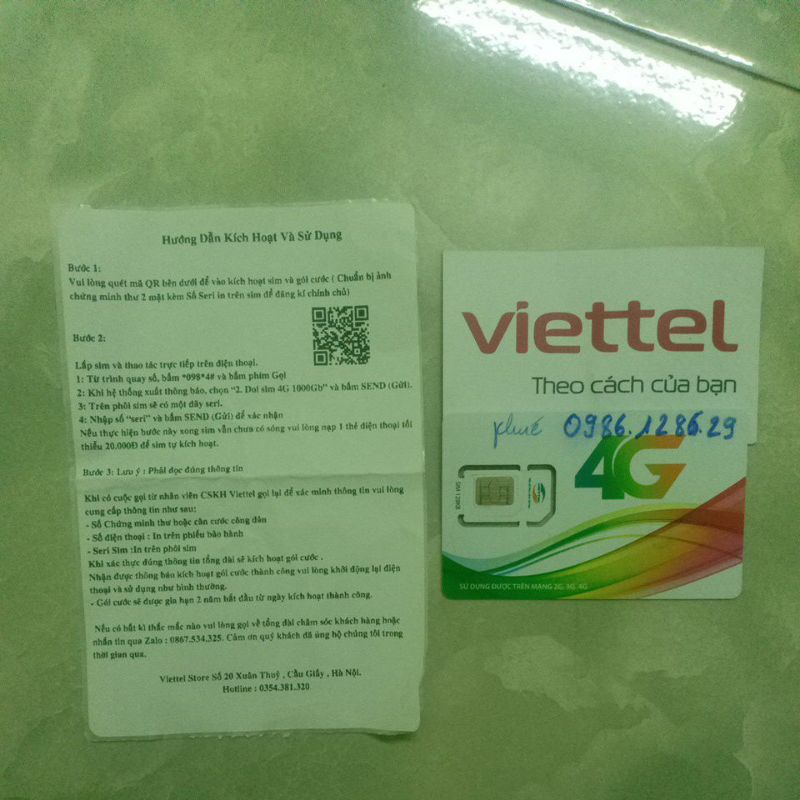 sim DATA 4G VIETTEL