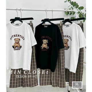 Áo gấu teddy Bigsize 60kg - 110kg [ Chất cotton tàu mềm mát giãn 4c ]