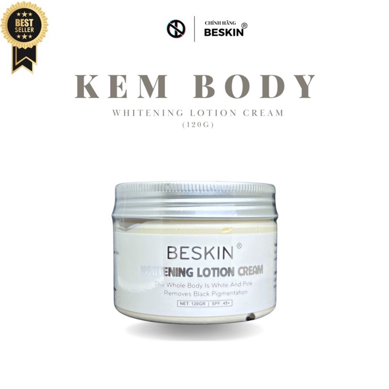 Kem body dưỡng trắng da Beskin Whitening Lotion Cream