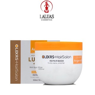Kem hấp ủ tóc phục hồi olexrs argan oil collagen mẫu mới 2023