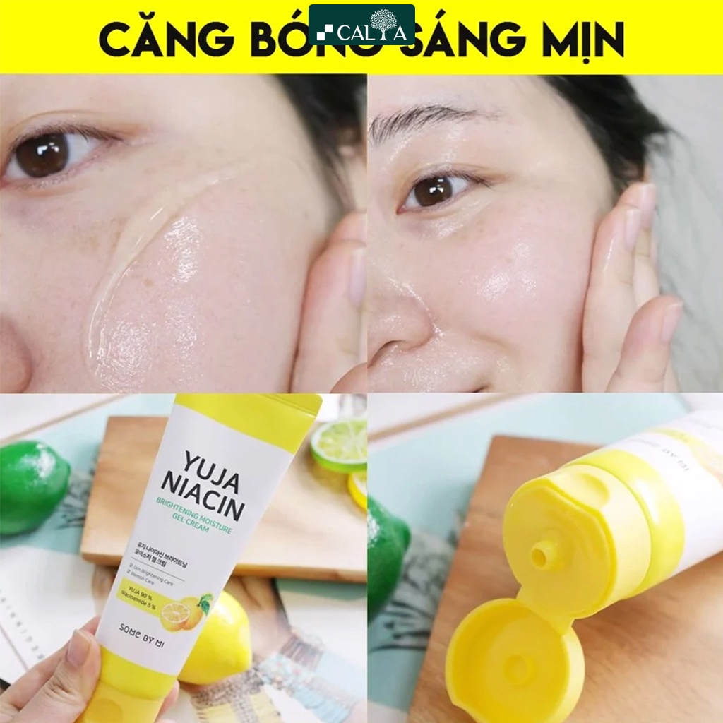 Kem Dưỡng Some By Mi Làm Đều Màu Da, Mờ Thâm Nám, Dưỡng Ẩm - Some By Mi Yuja Niacin Brightening Moisture Gel Cream 100ml