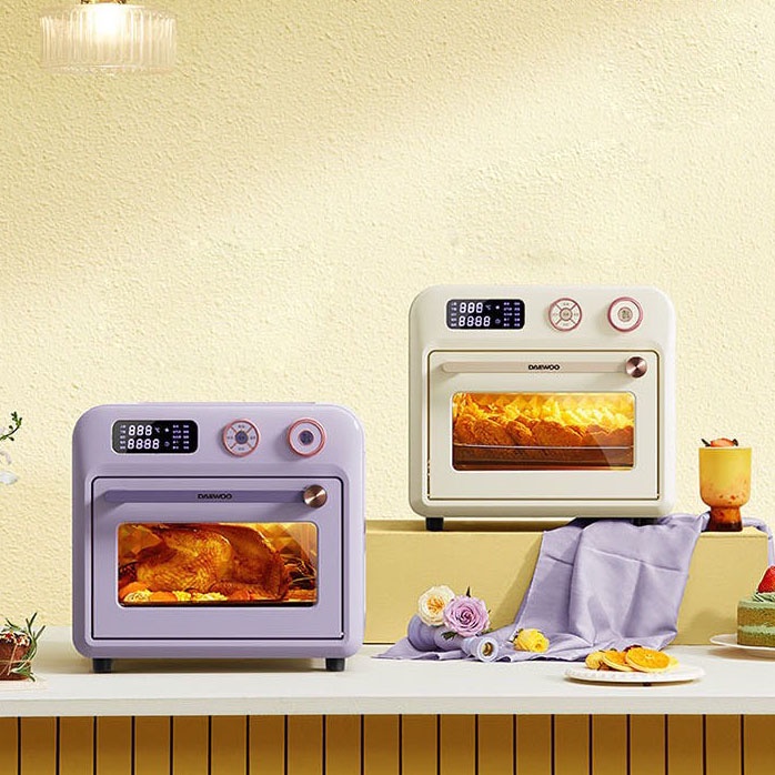 Lò nướng kiêm nồi chiên không dầu DAEWOO dung tích 18L công suất 1500W , bảo hành 12 tháng