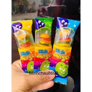 Kẹo dẻo trái cây hình Hamburger mini 11gram - ( Lẻ )