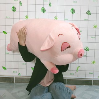GỐI ÔM HEO MẮT HÍP SIZE LỚN SIÊU MỀM MỊN
