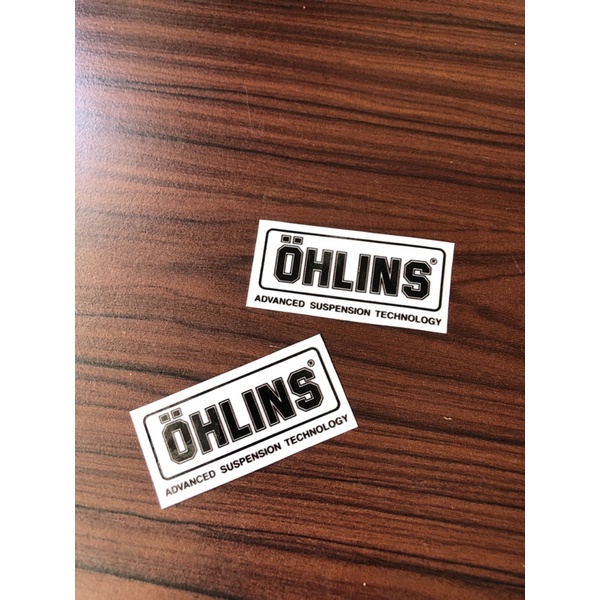 Cặp Ohlins Bình Dầu Decal in
