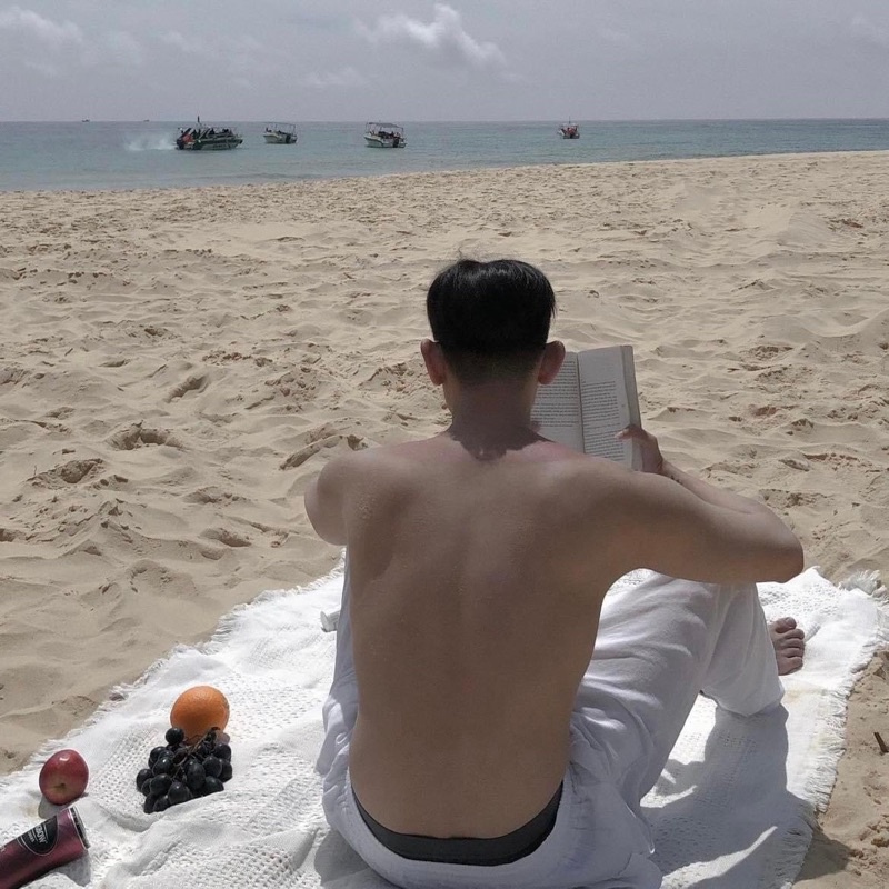 Quần thun trắng trơn Basic Unisex