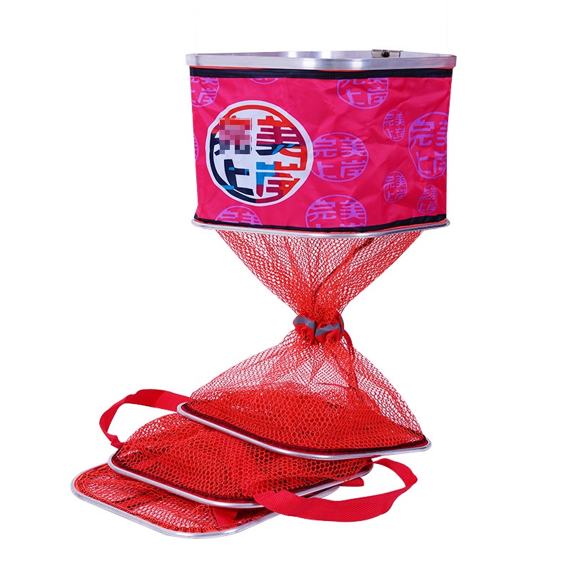 Rọng đựng cá vuông họa tiết 3D khung kim loại siêu bền rọng câu đài cao cấp câu đơn đài chính hãng giá rẻ shop cancau24h