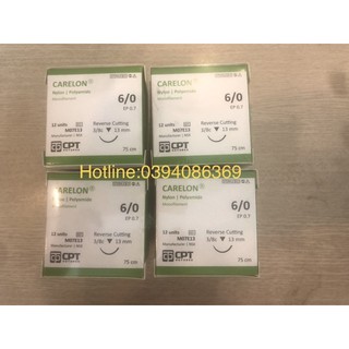 Chỉ khâu phẫu thuật carelon nylon số 6/0